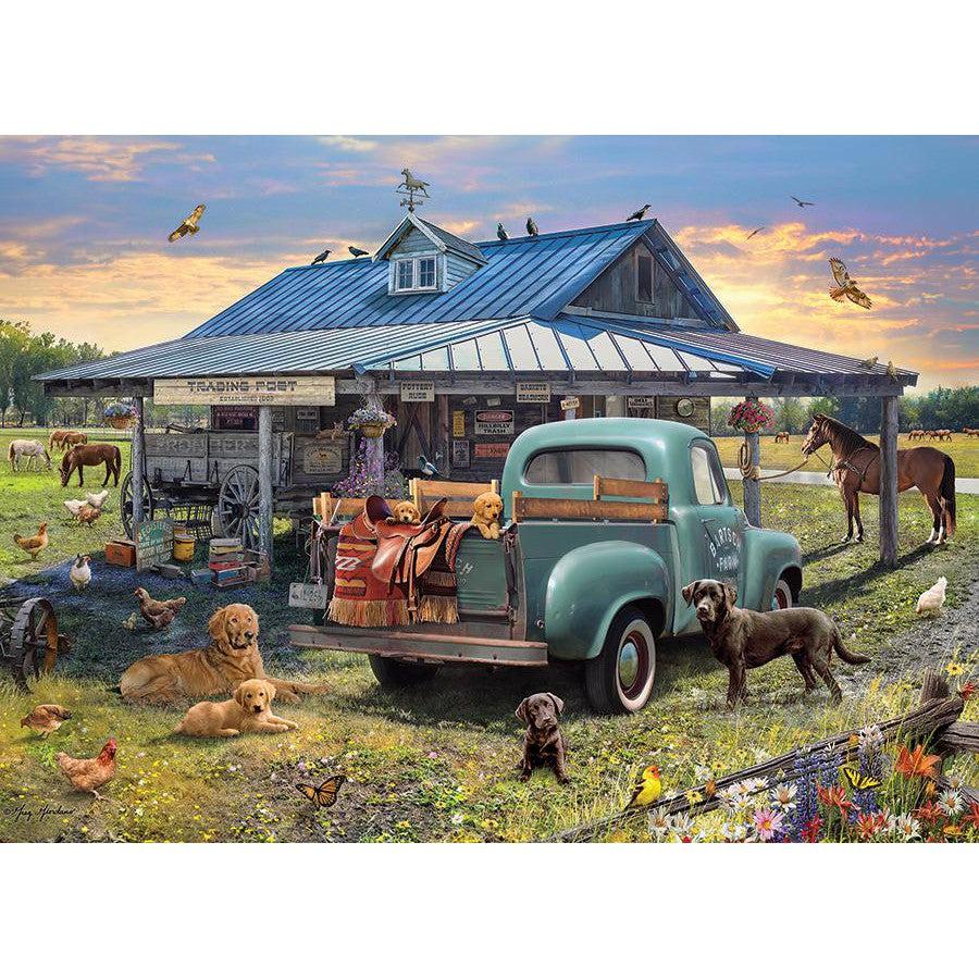 Trading Post 1000 Piece Jigsaw Puzzle Cobble Hill (ONLINE ORDER ONLY)