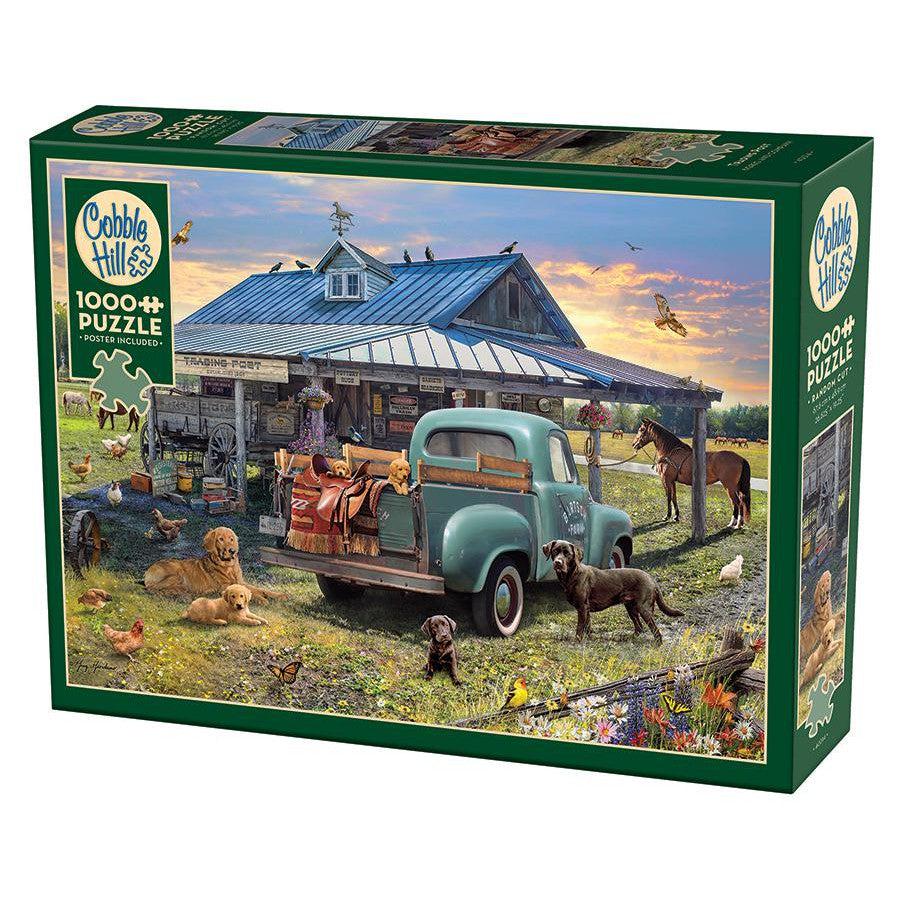 Trading Post 1000 Piece Jigsaw Puzzle Cobble Hill (ONLINE ORDER ONLY)