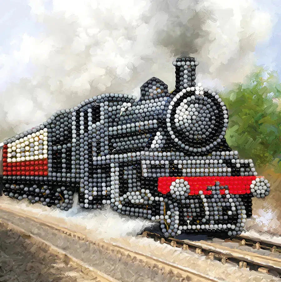 Train Crystal Art Card Kit Craft Buddy (ONLINE ORDER ONLY)