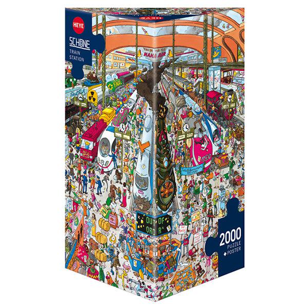 Train Station 2000 Piece Jigsaw Puzzle Heye (ONLINE ORDER ONLY)