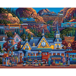 Train Station 210 Piece Jigsaw Puzzle Dowdle (ONLINE ORDER ONLY)
