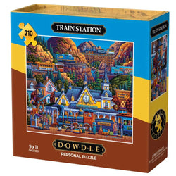 Train Station 210 Piece Jigsaw Puzzle Dowdle (ONLINE ORDER ONLY)