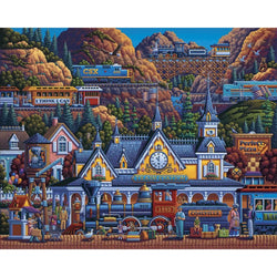 Train Station 300 Piece Jigsaw Puzzle Dowdle (ONLINE ORDER ONLY)