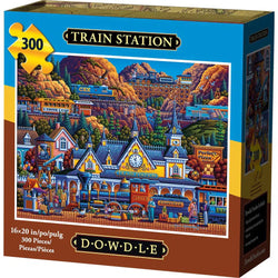 Train Station 300 Piece Jigsaw Puzzle Dowdle (ONLINE ORDER ONLY)