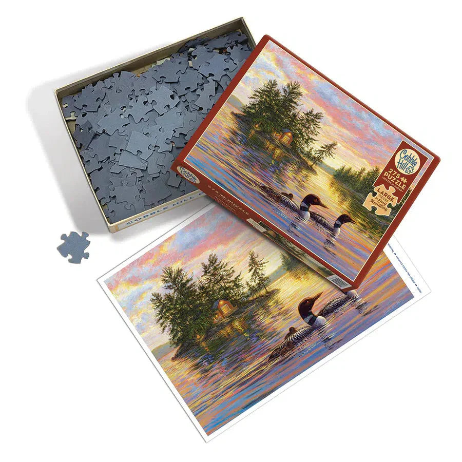 Tranquil Evening 275 Large Piece Jigsaw Puzzle Cobble Hill (ONLINE ORDER ONLY)