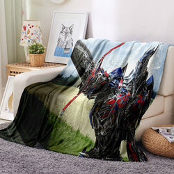 Transformers Blanket Flannel Throw Room Decoration (Online Order Only)