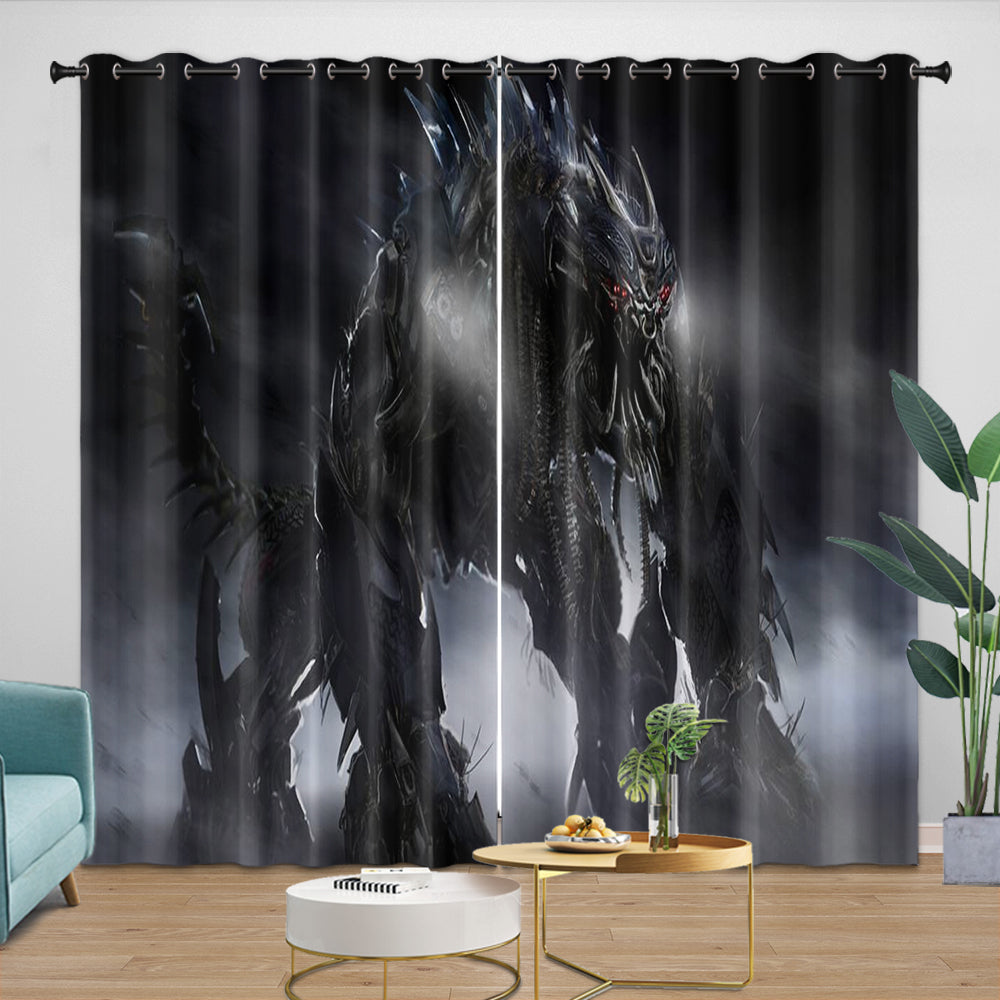 Transformers Curtains Pattern Blackout Window Drapes Room Decoration (ONLINE ORDER ONLY)