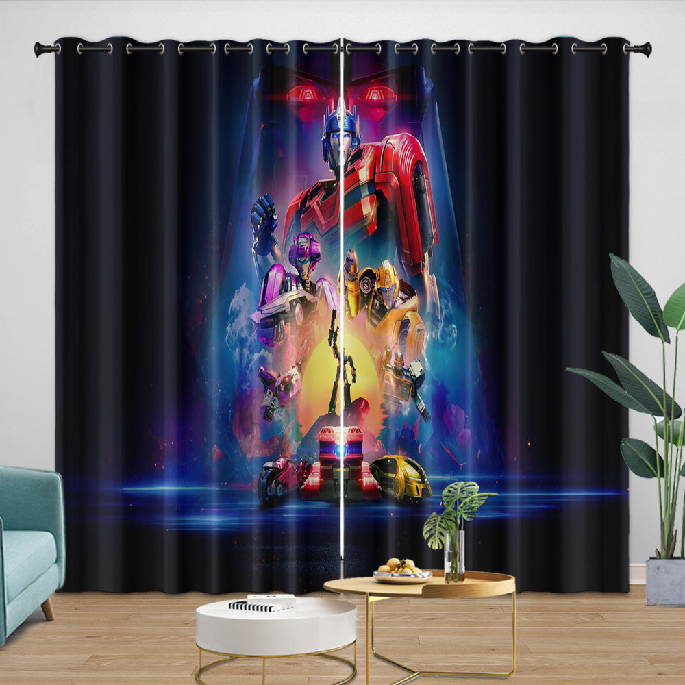 Transformers One Curtains Blackout Window Drapes Room Decoration (Online Order Only)