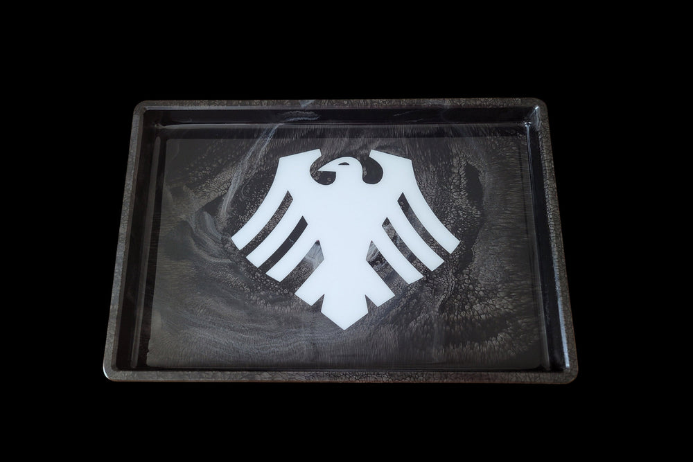 Hand-Cast Resin Dice Trays