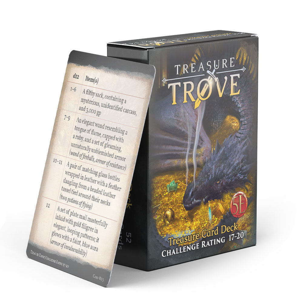 Treasure Trove Deck CR 17-20 (5E) (ONLINE ORDER ONLY)