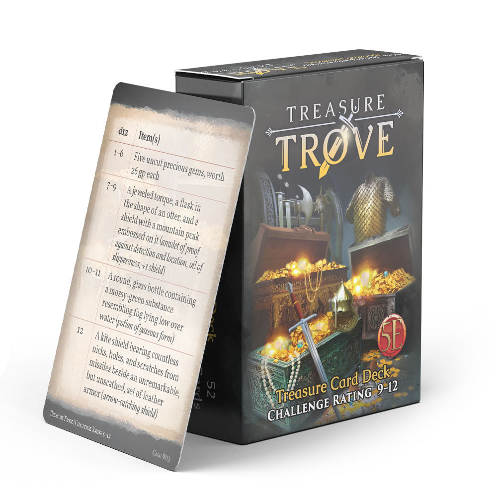 Treasure Trove Deck CR 9-12 (5E) (ONLINE ORDER ONLY)