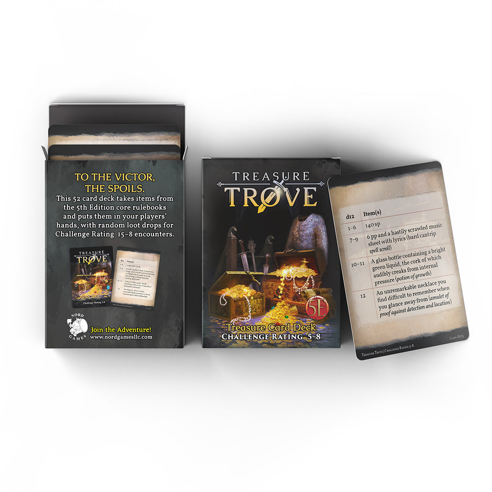Treasure Trove Deck CR 5-8 (5E) (ONLINE ORDER ONLY)
