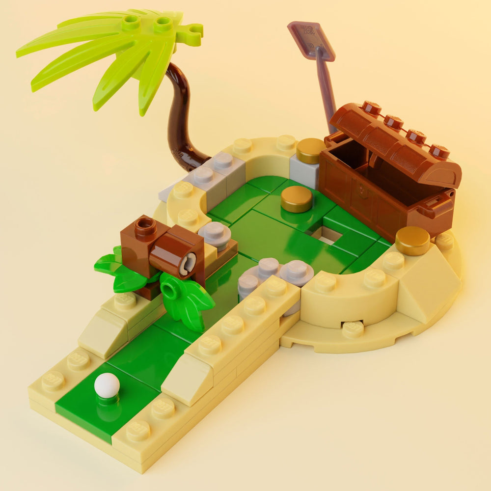 Treasure Island - Custom Putt Putt / Mini Golf Hole (Online Order Only)