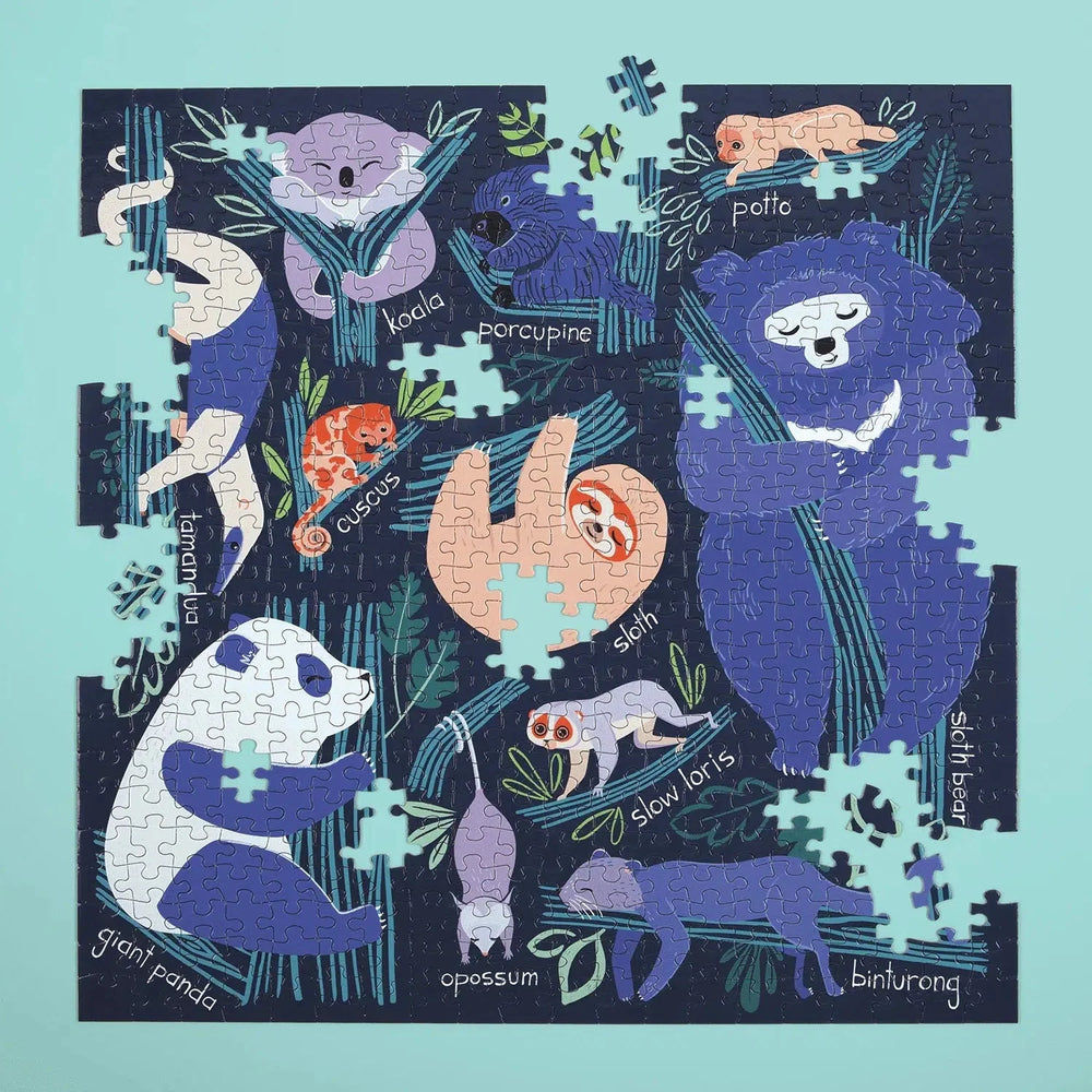 Tree-Dwelling Slowpokes 500 Piece Jigsaw Puzzle Mudpuppy (ONLINE ORDER ONLY)
