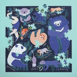 Tree-Dwelling Slowpokes 500 Piece Jigsaw Puzzle Mudpuppy (ONLINE ORDER ONLY)