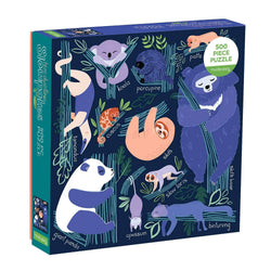 Tree-Dwelling Slowpokes 500 Piece Jigsaw Puzzle Mudpuppy (ONLINE ORDER ONLY)