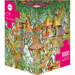 Tree Lodges 1000 Piece Jigsaw Puzzle Heye (ONLINE ORDER ONLY)