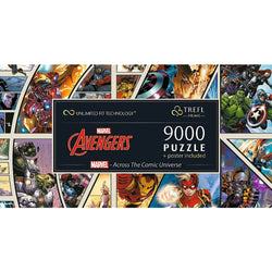 Trefl Prime Marvel: Across the Comic Universe 9000 Piece Puzzle (ONLINE ORDER ONLY)
