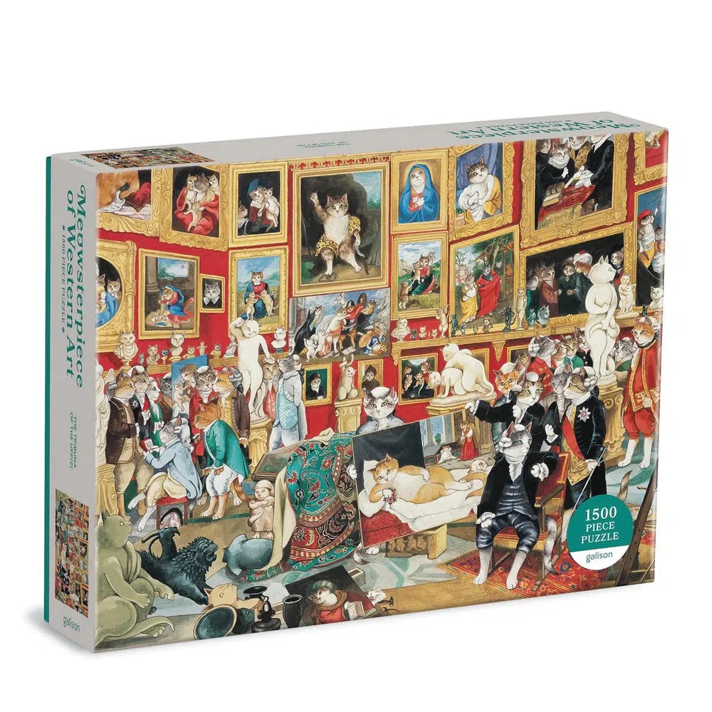Tribuna of the Uffizi Meowsterpiece of Western Art 1500 Piece Jigsaw Puzzle Galison (ONLINE ORDER ONLY)