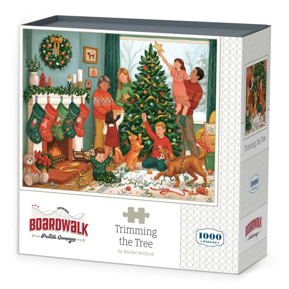 Trimming the Tree 1000 Piece Jigsaw Puzzle Boardwalk (ONLINE ORDER ONLY)