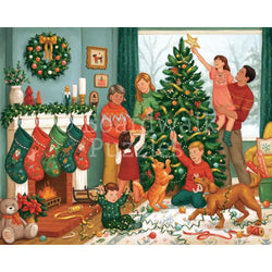 Trimming the Tree 210 Piece Jigsaw Puzzle Boardwalk (ONLINE ORDER ONLY)