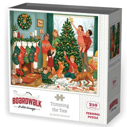 Trimming the Tree 210 Piece Jigsaw Puzzle Boardwalk (ONLINE ORDER ONLY)