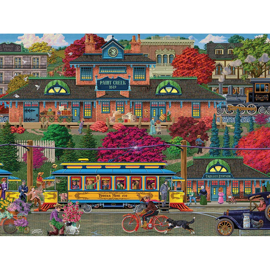 Trolley Station 275 Large Piece Jigsaw Puzzle Cobble Hill (ONLINE ORDER ONLY)