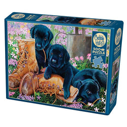 Trouble in the Garden 500 Piece Jigsaw Puzzle Cobble Hill (ONLINE ORDER ONLY)
