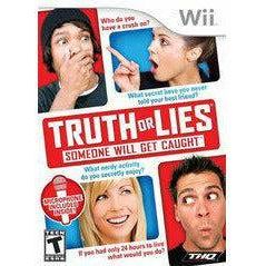 Truth Or Lies - Wii (Online Order Only)