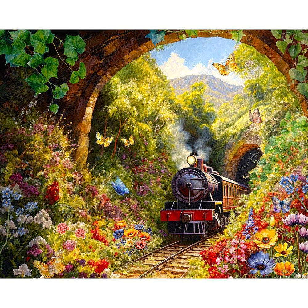 Tunnel Pass 1000 Piece Jigsaw Puzzle Springbok (ONLINE ORDER ONLY)