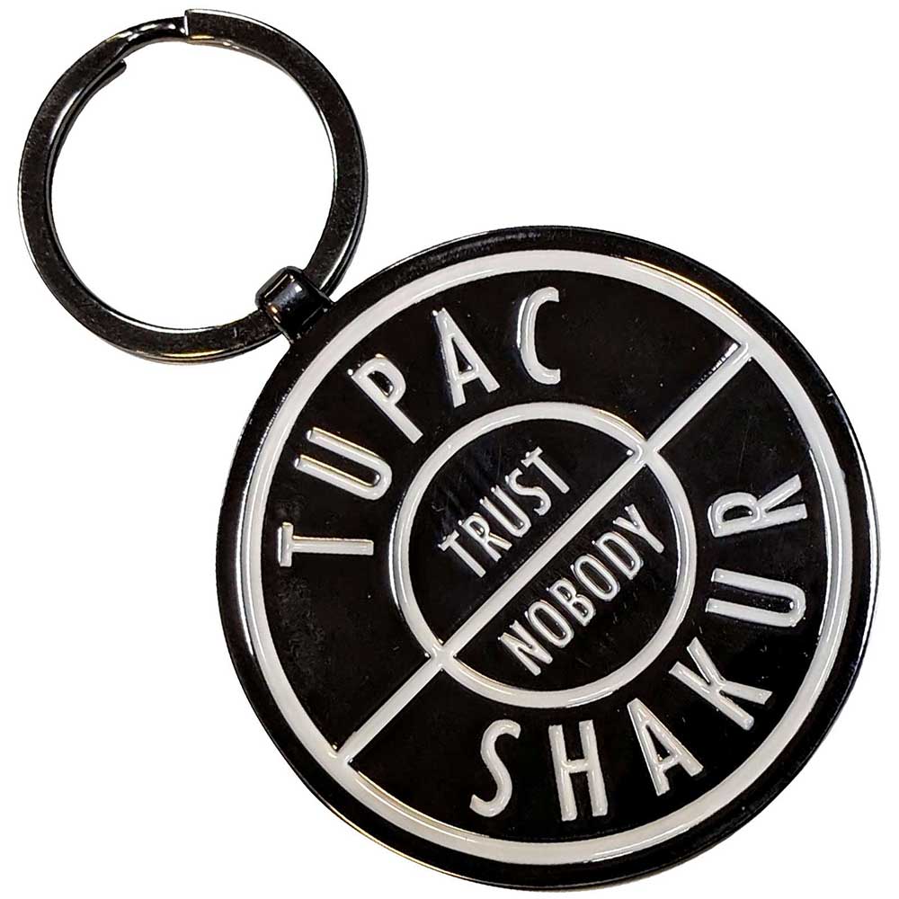 Tupac Shakur Trust Nobody 2Pac Rap Keychain (ONLINE ORDER ONLY)