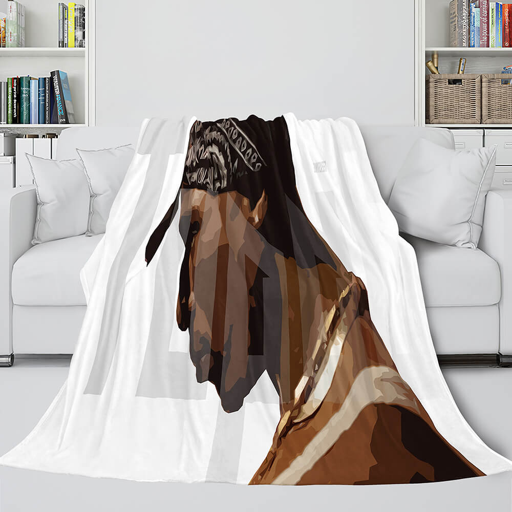 Tupac Amaru Shakur Flannel Blanket Fleece Throw Blanket Bedding Sets (Online Order Only)