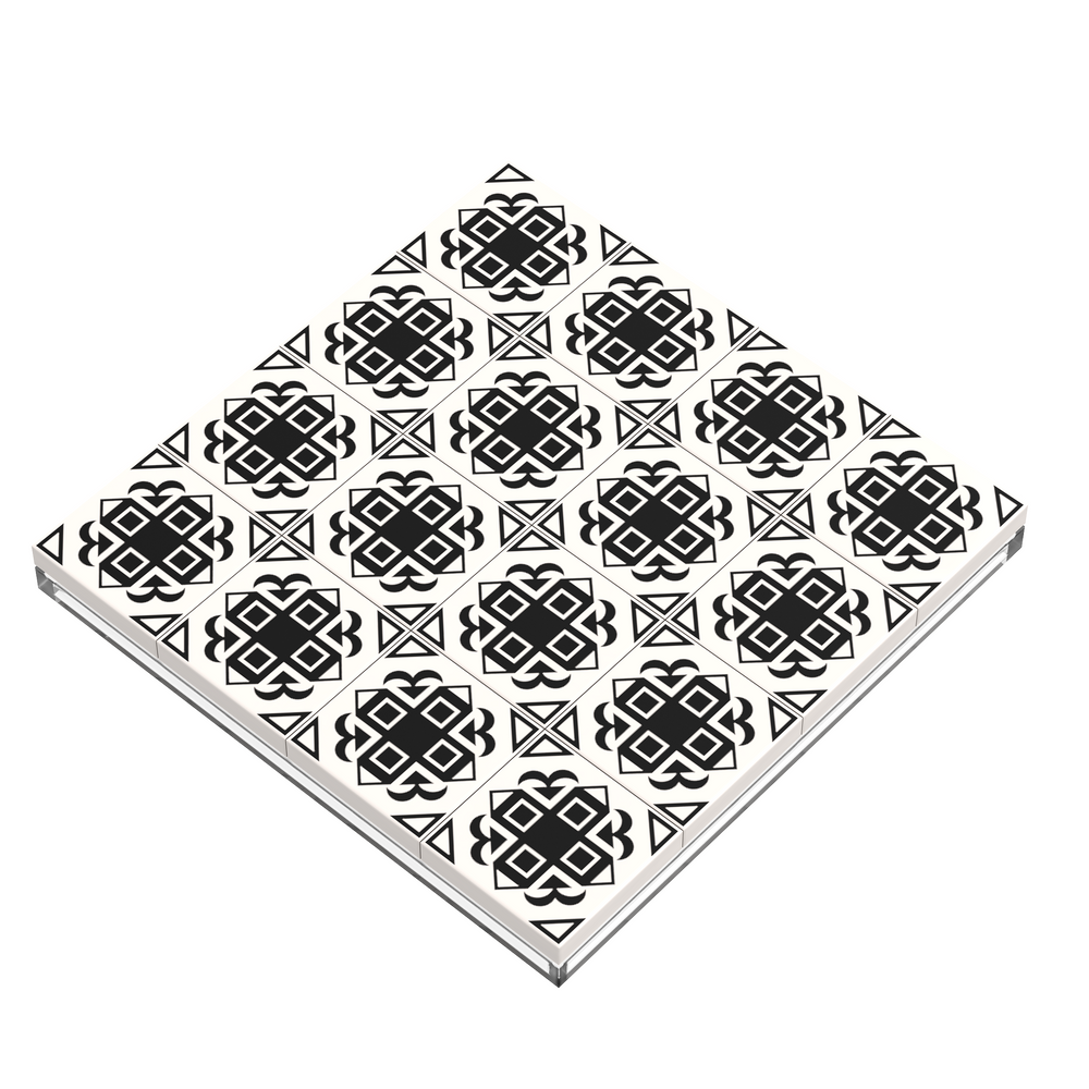 Turkish Kitchen Flooring / Wallpaper #4 - B3 Customs® Printed 2x2 Tile (Online Order Only)