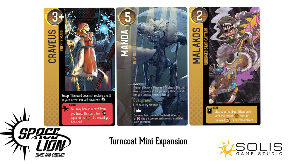 Turncoat Mini Expansion ( Space Lion: Divide and Conquer ) (ONLINE ORDER ONLY)