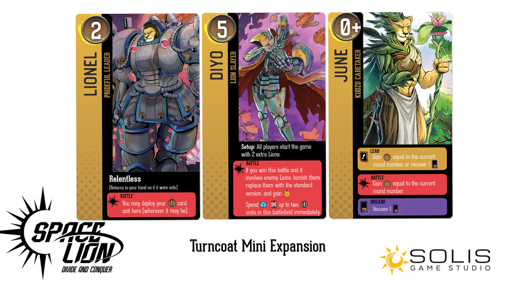 Turncoat Mini Expansion ( Space Lion: Divide and Conquer ) (ONLINE ORDER ONLY)