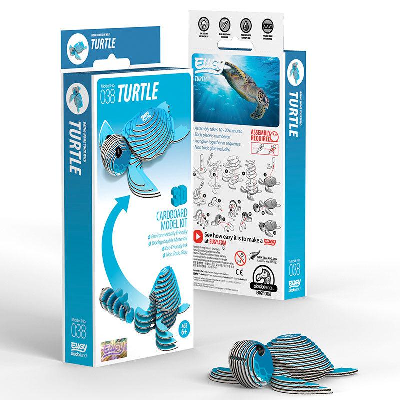 Turtle 3D Cardboard Model Kit Eugy (ONLINE ORDER ONLY)