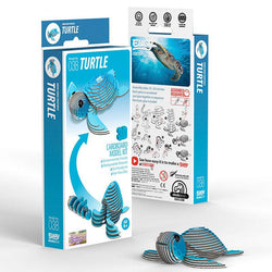 Turtle 3D Cardboard Model Kit Eugy (ONLINE ORDER ONLY)