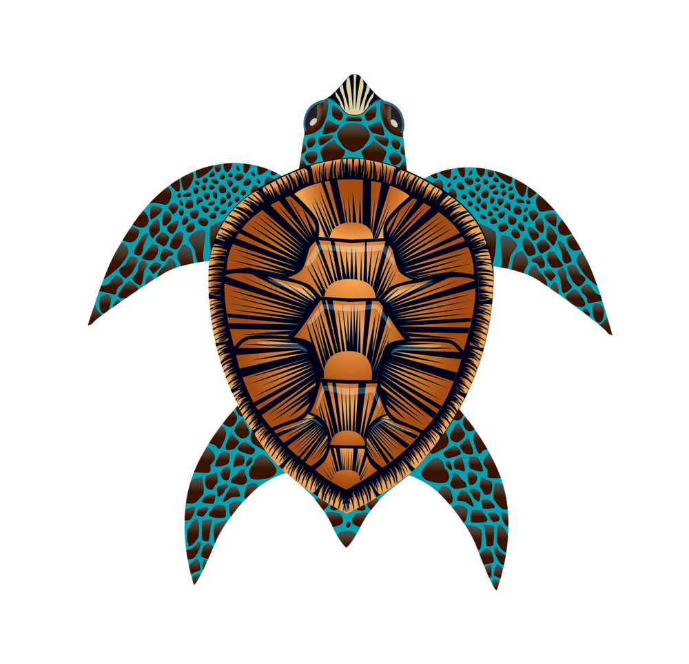 SeaLife Nylon 40 inch wide Turtle Kite (ONLINE ORDER ONLY)