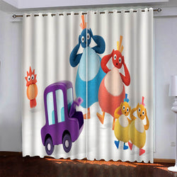 Twirlywoos Curtains Pattern Blackout Window Drapes (Online Order Only)
