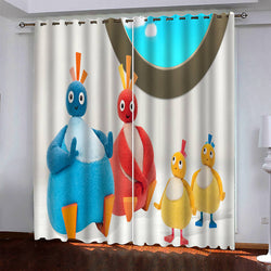 Twirlywoos Curtains Pattern Blackout Window Drapes (Online Order Only)