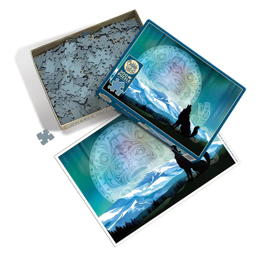 Two Wolves 500 Piece Jigsaw Puzzle Cobble Hill (ONLINE ORDER ONLY)