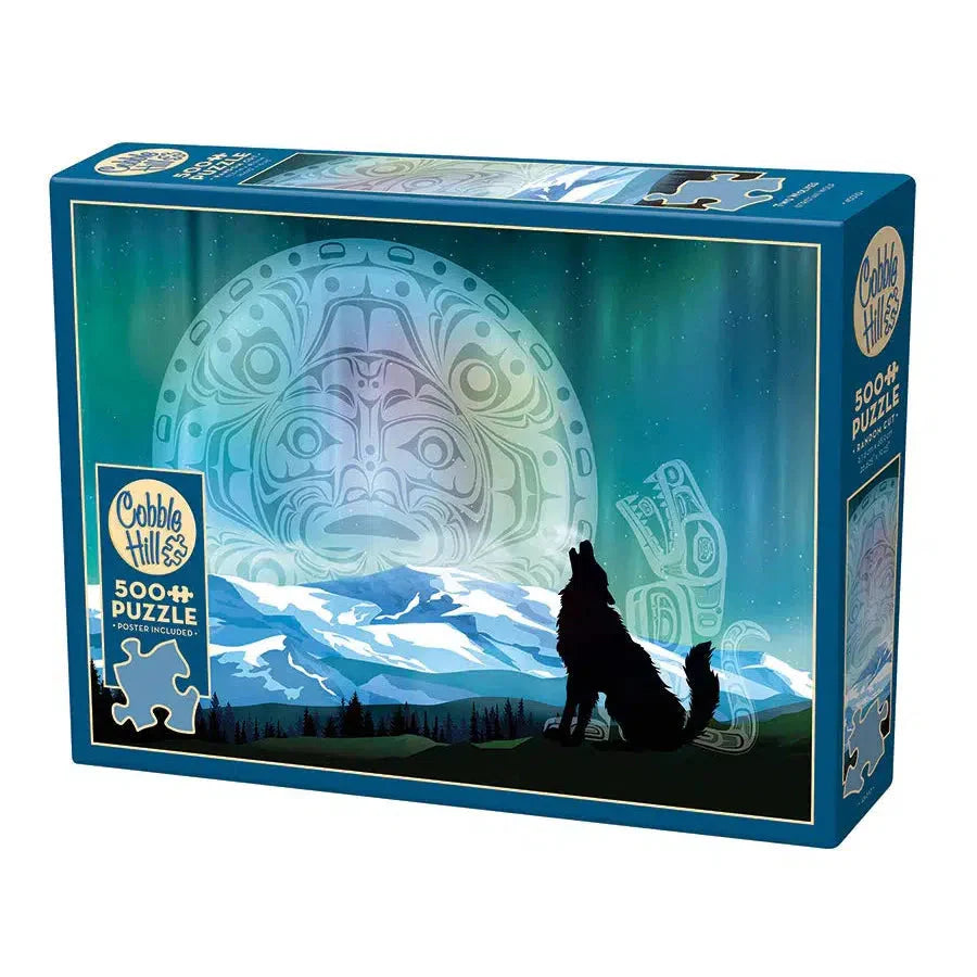 Two Wolves 500 Piece Jigsaw Puzzle Cobble Hill (ONLINE ORDER ONLY)