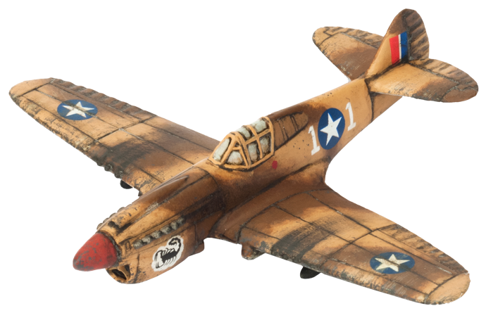 Flames of War: American P-40 Warhawk Fighter Flight (Mid War)