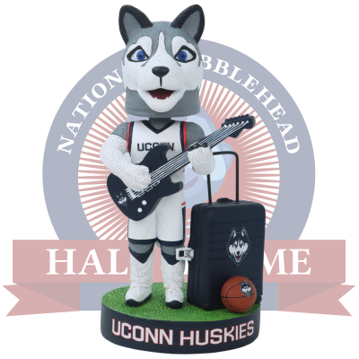 UConn Huskies Jonathan the Husky Heading to Cleveland Bobblehead (ONLINE ORDER ONLY)