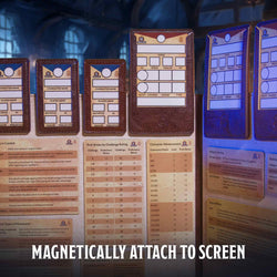 5th Edition Rules Pack - D&D 5e Magnetic Charts & Trackers for Game Master Screen (ONLINE ORDER ONLY)