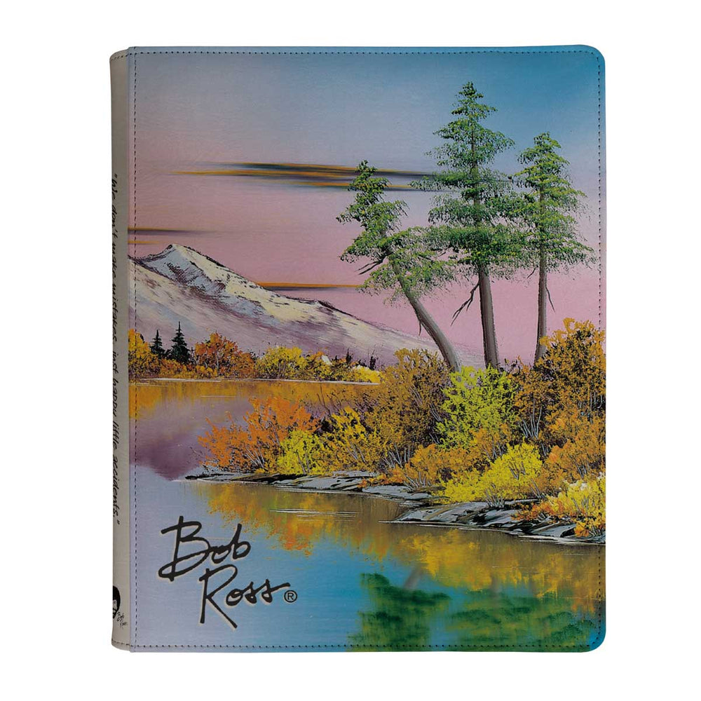 Ultra PRO: 9-Pocket Zippered PRO-Binder - Bob Ross (Mighty Mountain Lake) (Online Order Only)