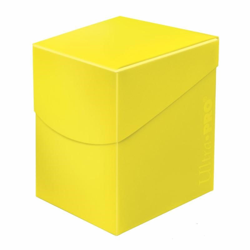 Ultra Pro Deck Box: PRO 100+ Eclipse - Lemon Yellow (ONLINE ORDER ONLY)