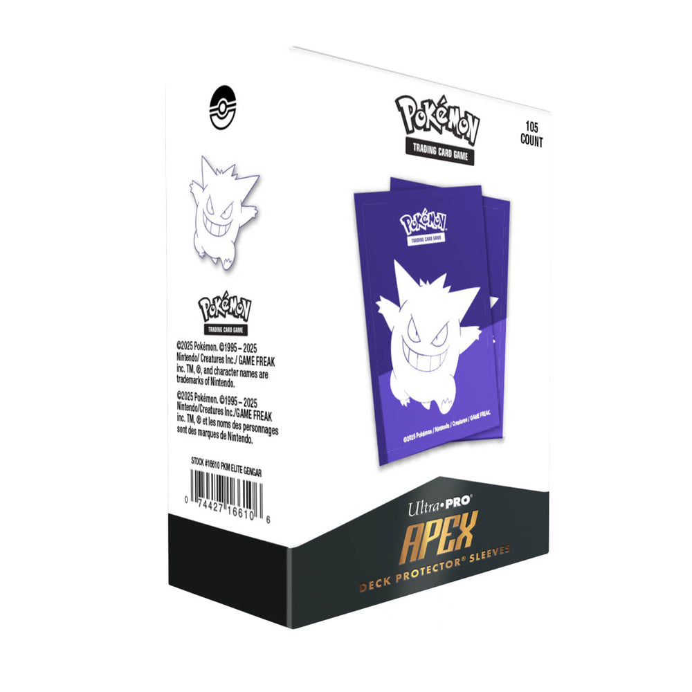 Ultra Pro Apex Sleeves Pokemon Elite Series Gengar (ONLINE ORDER ONLY)