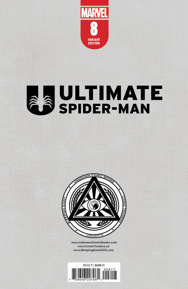 Ultimate Spider-Man #8 Unknown Comics Ejikure Exclusive Virgin Var (08/21/2024) (ONLINE ORDER ONLY)