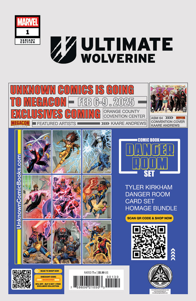 [Signed by Tyler Kirkham] Ultimate Wolverine #1  Unknown Tyler Kirkham Excl Prem Var (ONLINE ORDER ONLY)